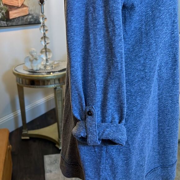 Style & CO COTTON BLEND BLUE TOP - Picture 4 of 8